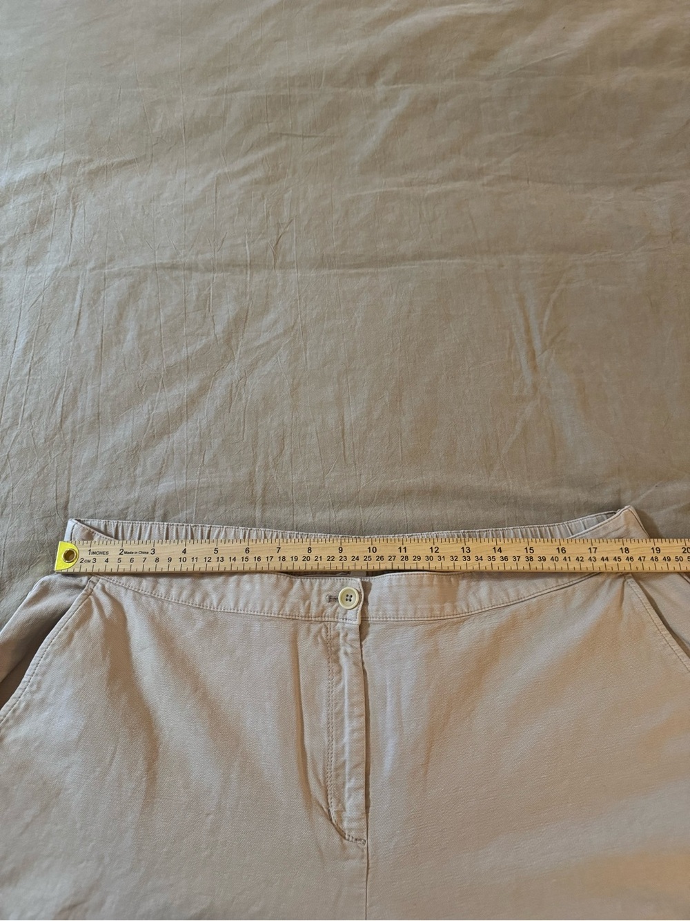 Eileen Fisher Light Beige Capris - Picture 8 of 14